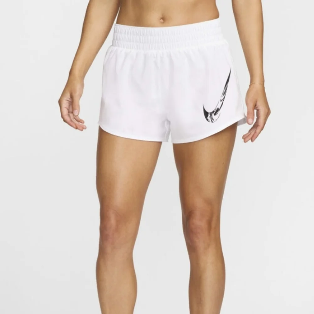Nike OneWomen's Dri-FIT Mid-Rise Brief-Lined Graphic Shorts Size XL